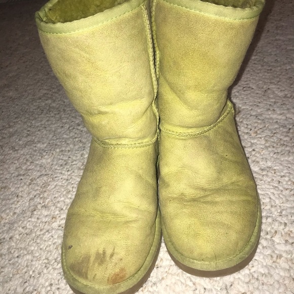 UGG Shoes Light Green Bedazzled Uggs Poshmark